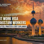 Process, and cost for Pakistani workers